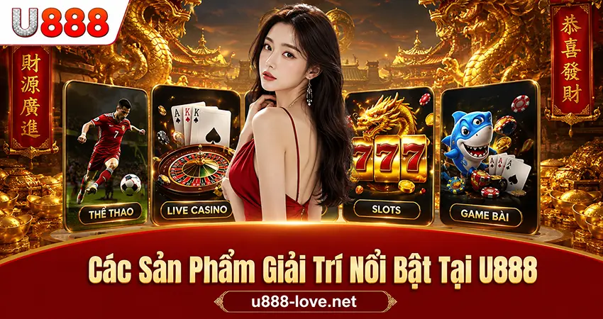 Các Sản Phẩm Giải Trí Nổi Bật Tại U888