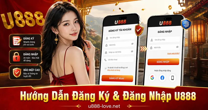 Hướng Dẫn Đăng Ký & Đăng Nhập U888